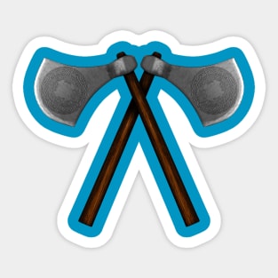 Axes Sticker